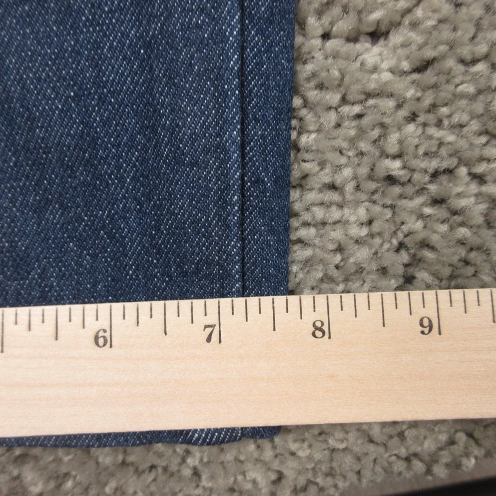 Levis Jeans Mens 33x34 Blue Western Fit Strong Rigid Raw Denim Workwear Pants